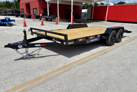 New 2026 Sure-Trac 7x18 (16+2) Wood Deck 10K Car Hauler