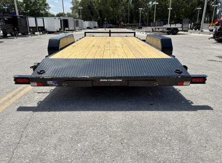New 2026 Sure-Trac 7x18 (16+2) Wood Deck 10K Car Hauler