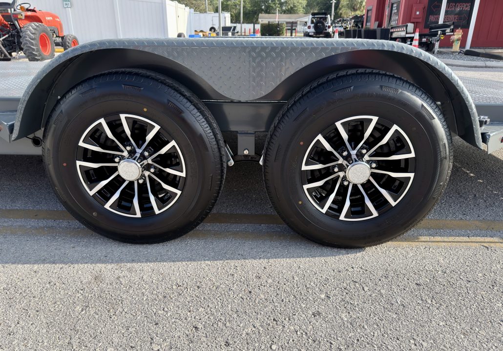 New 2026 Sure-Trac 7x18 (14+4) 10K Steel Deck Car Hauler