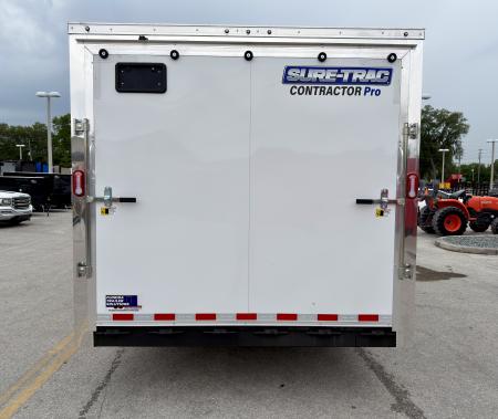 New 2026 Sure-Trac 8.5x18 Contractor Pro 14K Cargo / Enclosed Trailer