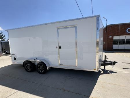 New 2026 Impact Trailers 7'X18' TREMOR FLAT TOP SLOPED V NOSE Cargo / Enclosed Trailer