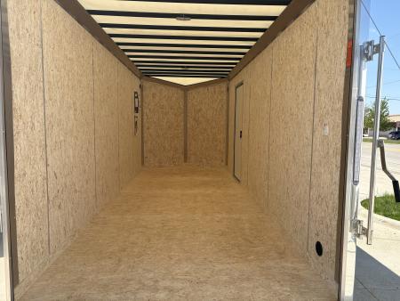New 2026 Impact Trailers 7'X18' TREMOR FLAT TOP SLOPED V NOSE Cargo / Enclosed Trailer