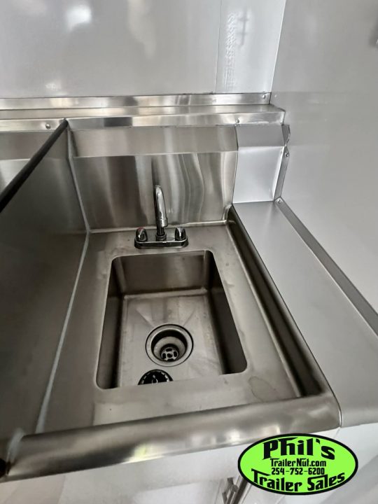 New 2026 8.5X20 Concession TRAILER VENT-A-HOOD, GRIDDLE, FRYERS & MORE!