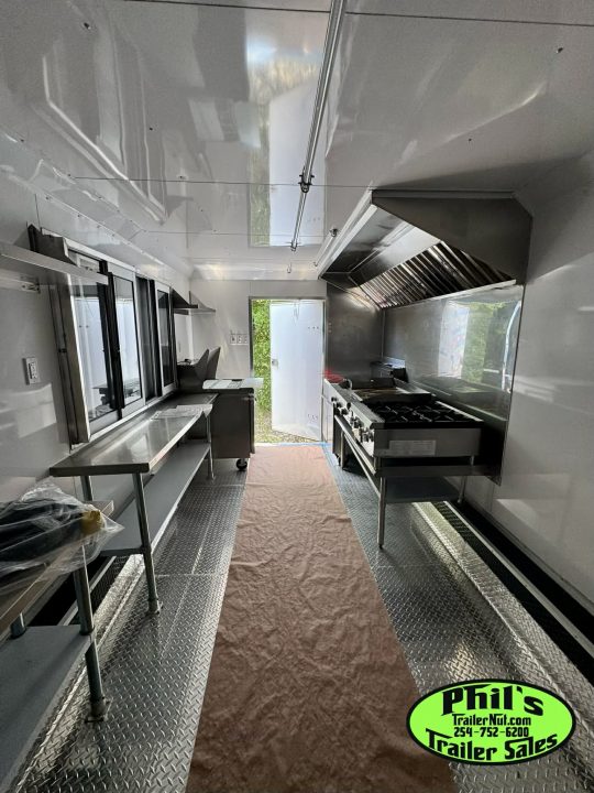 New 2026 8.5X20 Concession TRAILER VENT-A-HOOD, GRIDDLE, FRYERS & MORE!