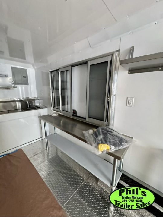 New 2026 8.5X20 Concession TRAILER VENT-A-HOOD, GRIDDLE, FRYERS & MORE!