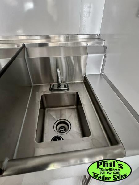 New 2026 8.5X20 Concession TRAILER VENT-A-HOOD, GRIDDLE, FRYERS & MORE!
