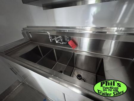 New 2026 8.5X20 Concession TRAILER VENT-A-HOOD, GRIDDLE, FRYERS & MORE!