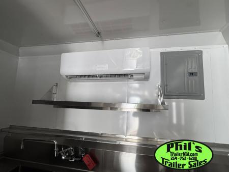 New 2026 8.5X20 Concession TRAILER VENT-A-HOOD, GRIDDLE, FRYERS & MORE!