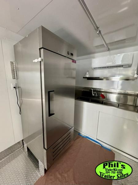 New 2026 8.5X20 Concession TRAILER VENT-A-HOOD, GRIDDLE, FRYERS & MORE!