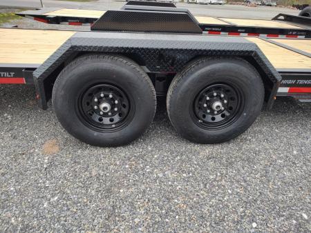 New 2026 Moritz International 7'X22' HD 14K Gravity Tilt-bed Equipment Trailer