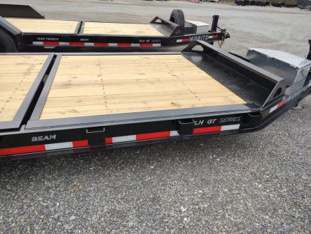 New 2026 Moritz International 7'X22' HD 14K Gravity Tilt-bed Equipment Trailer