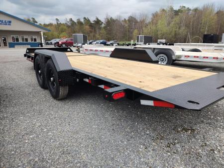 New 2026 Moritz International 7'X22' HD 14K Gravity Tilt-bed Equipment Trailer