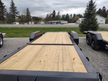 New 2026 Moritz International 7'X22' HD 14K Gravity Tilt-bed Equipment Trailer