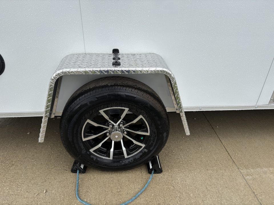 New 2026 Impact Trailers 6X12 QUAKE RAMP DOOR WHITE Cargo / Enclosed Trailer