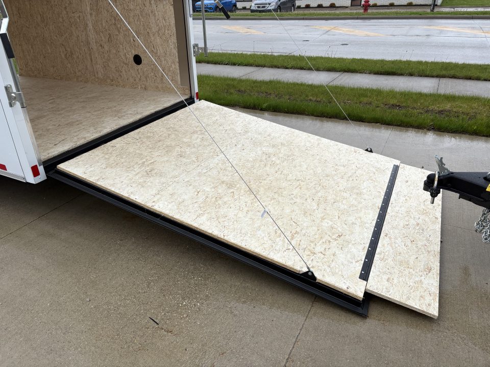 New 2026 Impact Trailers 6X12 QUAKE RAMP DOOR WHITE Cargo / Enclosed Trailer