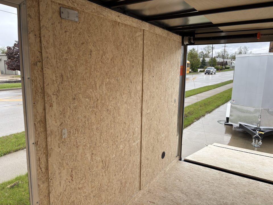 New 2026 Impact Trailers 6X12 QUAKE RAMP DOOR WHITE Cargo / Enclosed Trailer