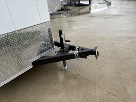 New 2026 Impact Trailers 6X12 QUAKE RAMP DOOR WHITE Cargo / Enclosed Trailer