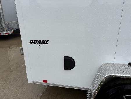 New 2026 Impact Trailers 6X12 QUAKE RAMP DOOR WHITE Cargo / Enclosed Trailer