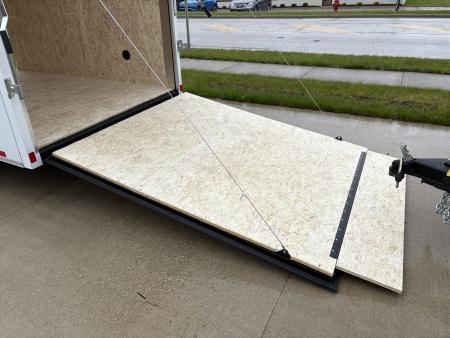 New 2026 Impact Trailers 6X12 QUAKE RAMP DOOR WHITE Cargo / Enclosed Trailer