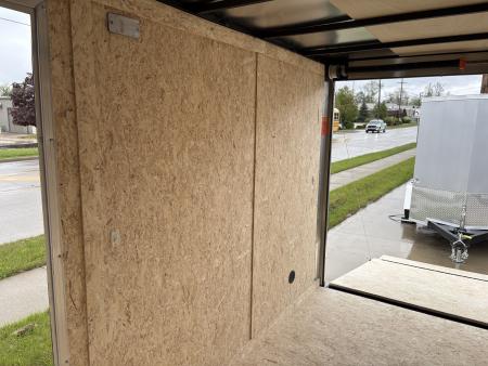 New 2026 Impact Trailers 6X12 QUAKE RAMP DOOR WHITE Cargo / Enclosed Trailer