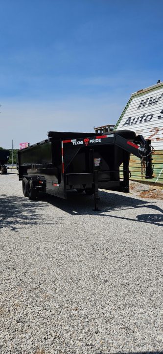 New 2026 Texas Pride Trailers Gooseneck 7x16x4 Tandem Axles Dump Trailer - 8K Axles- UPGRADES!!