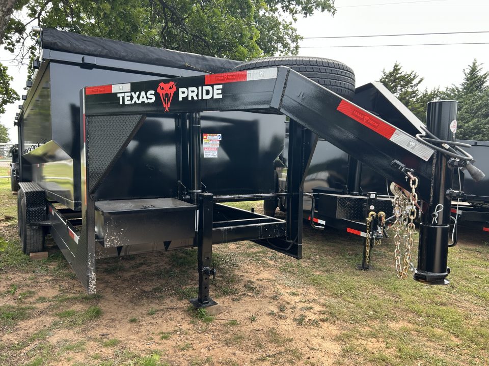 New 2026 Texas Pride Trailers Gooseneck 7x16x4 Tandem Axles Dump Trailer - 8K Axles- UPGRADES!!