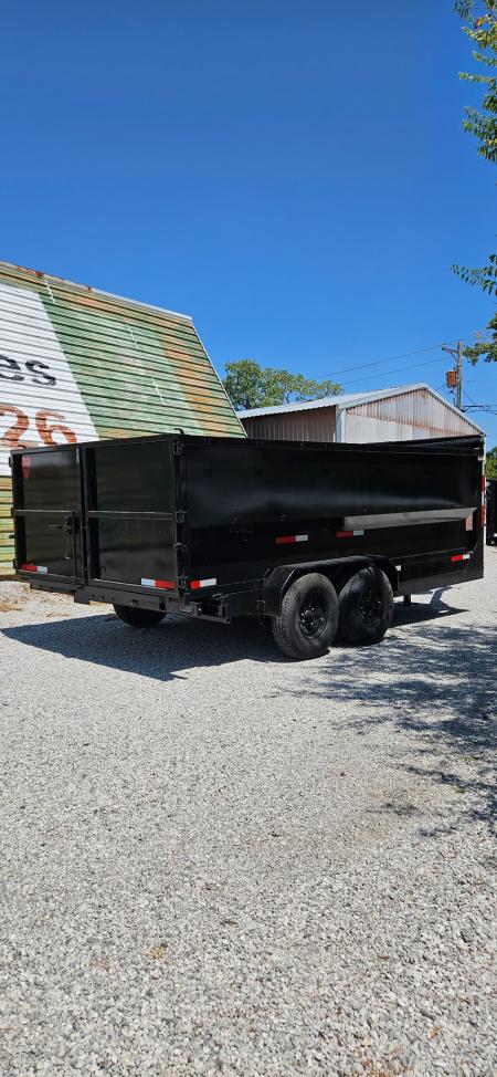 New 2026 Texas Pride Trailers Gooseneck 7x16x4 Tandem Axles Dump Trailer - 8K Axles- UPGRADES!!