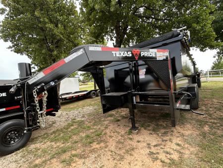 New 2026 Texas Pride Trailers Gooseneck 7x16x4 Tandem Axles Dump Trailer - 8K Axles- UPGRADES!!