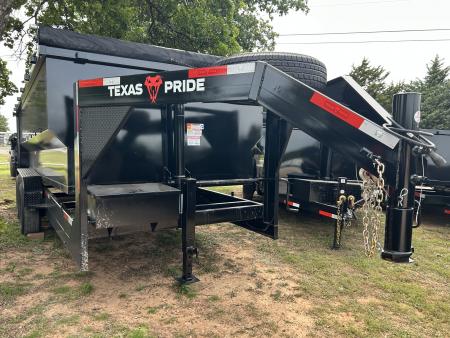 New 2026 Texas Pride Trailers Gooseneck 7x16x4 Tandem Axles Dump Trailer - 8K Axles- UPGRADES!!