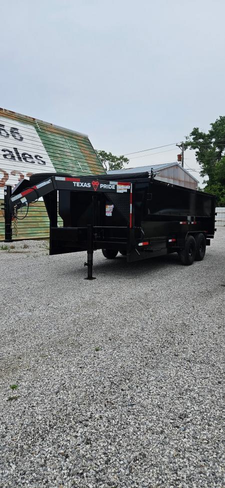 New 2026 Texas Pride Trailers Gooseneck 7x16x4 Tandem Axles Dump Trailer - 8K Axles- UPGRADES!!