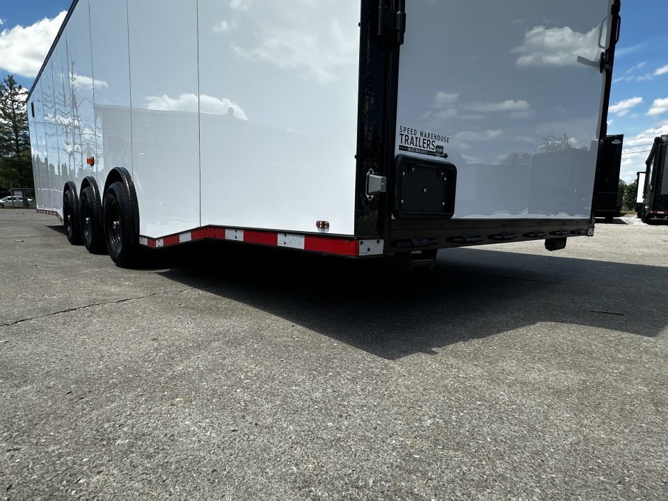 New 2026 Luxe 8.5x32 Race Trailer- Finished Interior- 5200LB Triple Torsion-Bogey Wheels- HD Ramp
