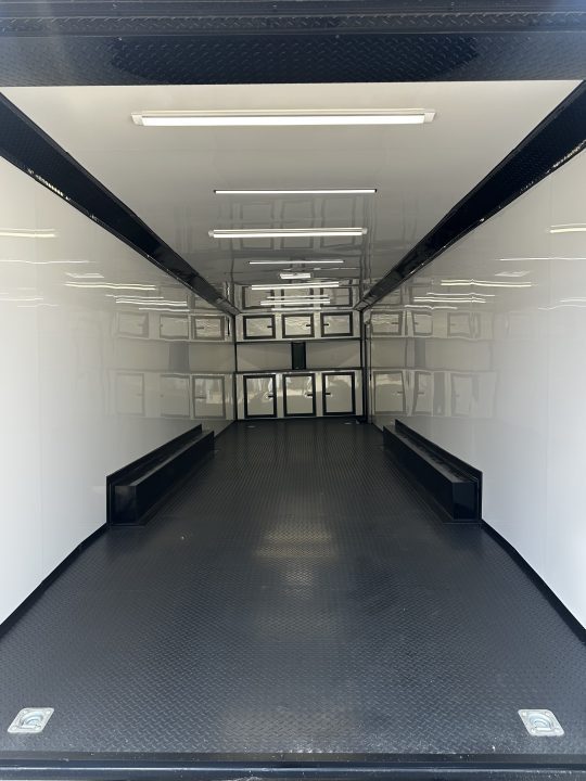 New 2026 Luxe 8.5x32 Race Trailer- Finished Interior- 5200LB Triple Torsion-Bogey Wheels- HD Ramp