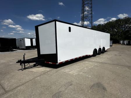 New 2026 Luxe 8.5x32 Race Trailer- Finished Interior- 5200LB Triple Torsion-Bogey Wheels- HD Ramp