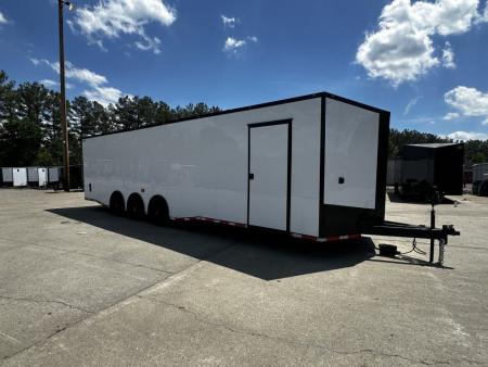 New 2026 Luxe 8.5x32 Race Trailer- Finished Interior- 5200LB Triple Torsion-Bogey Wheels- HD Ramp