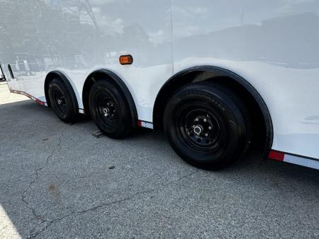 New 2026 Luxe 8.5x32 Race Trailer- Finished Interior- 5200LB Triple Torsion-Bogey Wheels- HD Ramp
