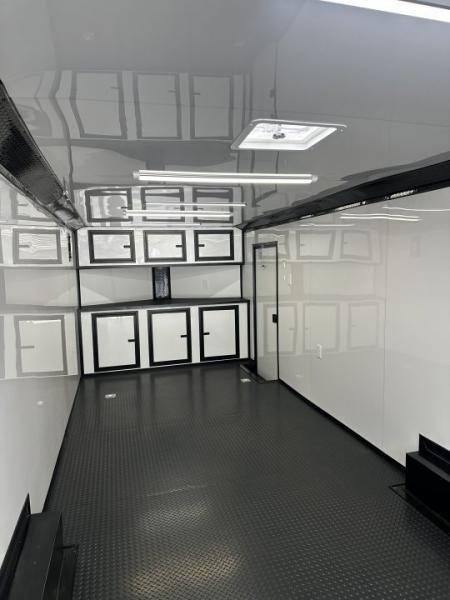New 2026 Luxe 8.5x32 Race Trailer- Finished Interior- 5200LB Triple Torsion-Bogey Wheels- HD Ramp