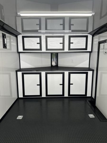 New 2026 Luxe 8.5x32 Race Trailer- Finished Interior- 5200LB Triple Torsion-Bogey Wheels- HD Ramp