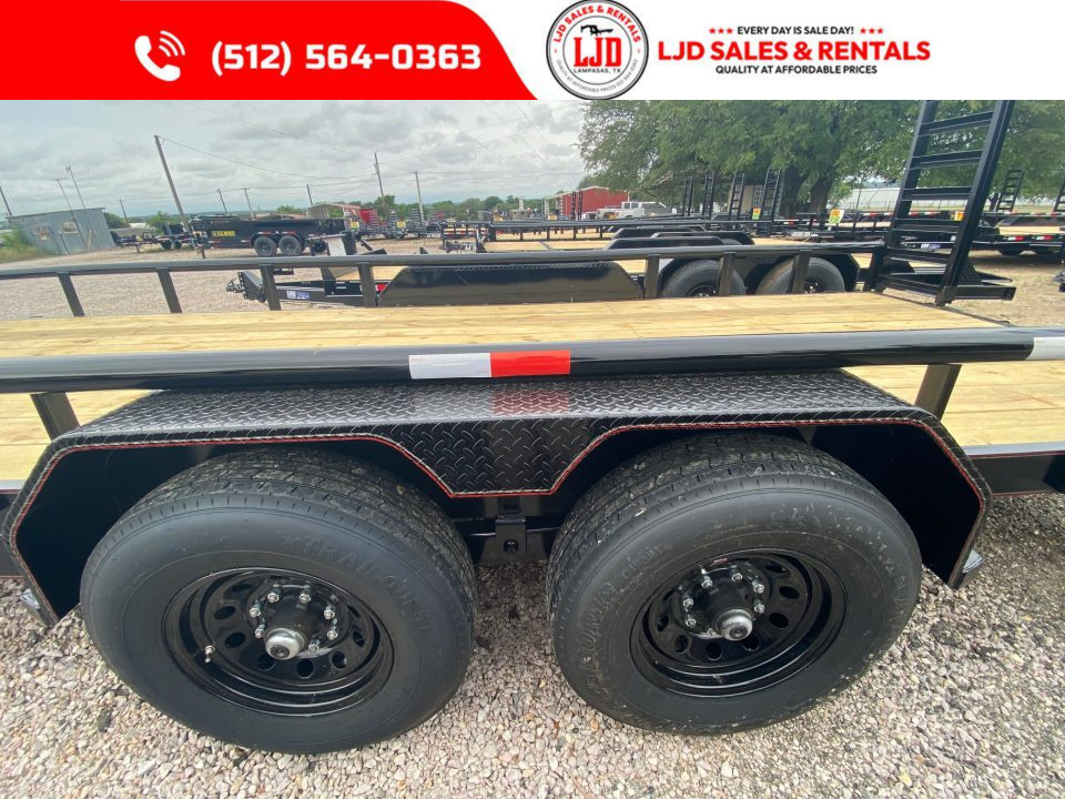 New 2026 Triple R - PIPE TOP - 83" x 20' Equipment Trailer - 14K GVWR