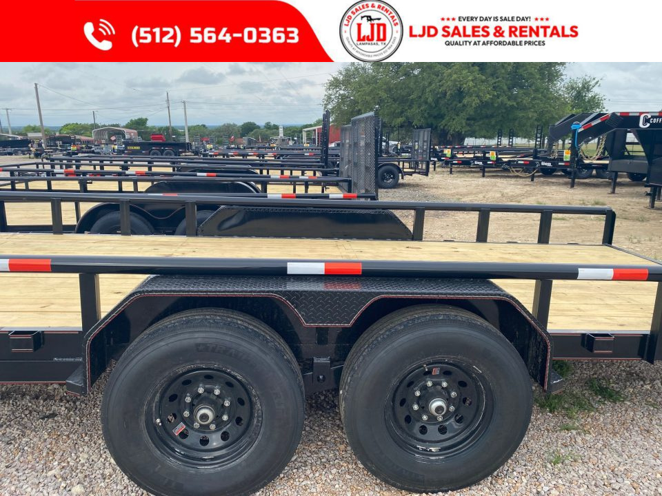 New 2026 Triple R - Drive Over Fender - 102" x 24' - Equipment Trailer - 14K GVWR