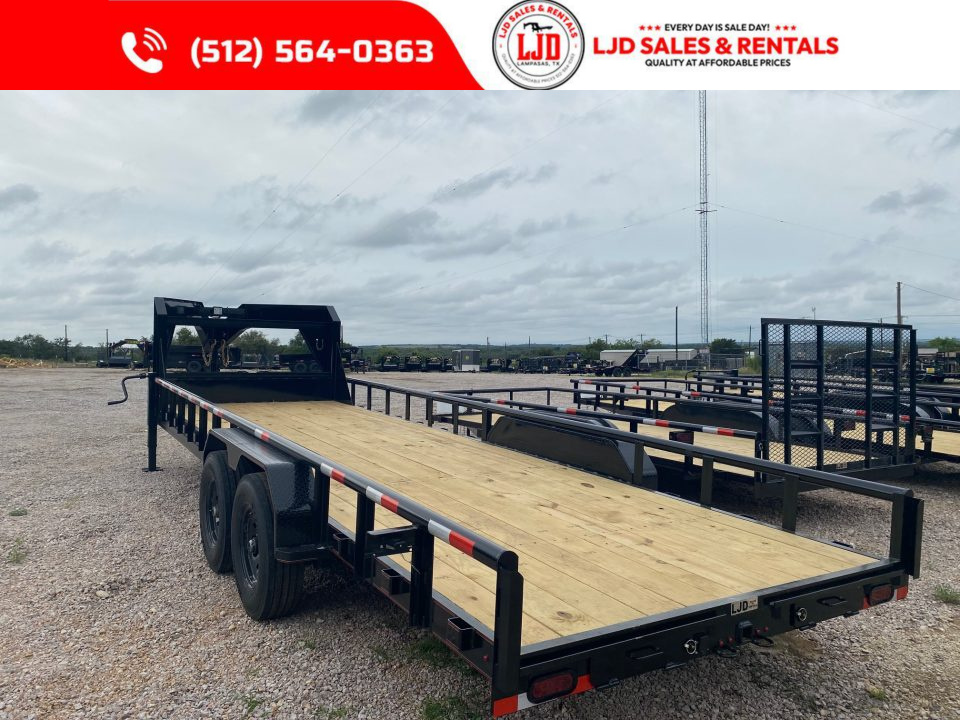 New 2026 Triple R - Drive Over Fender - 102" x 24' - Equipment Trailer - 14K GVWR