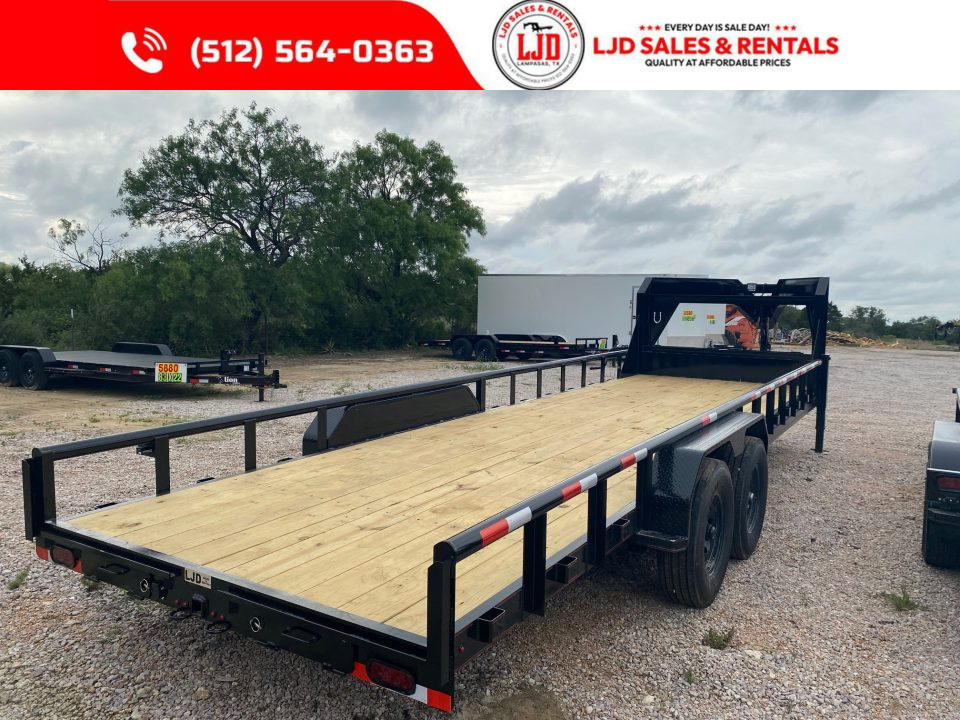 New 2026 Triple R - Drive Over Fender - 102" x 24' - Equipment Trailer - 14K GVWR