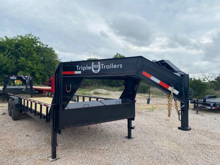 New 2026 Triple R - Drive Over Fender - 102  x 24' - Equipment Trailer - 14K GVWR