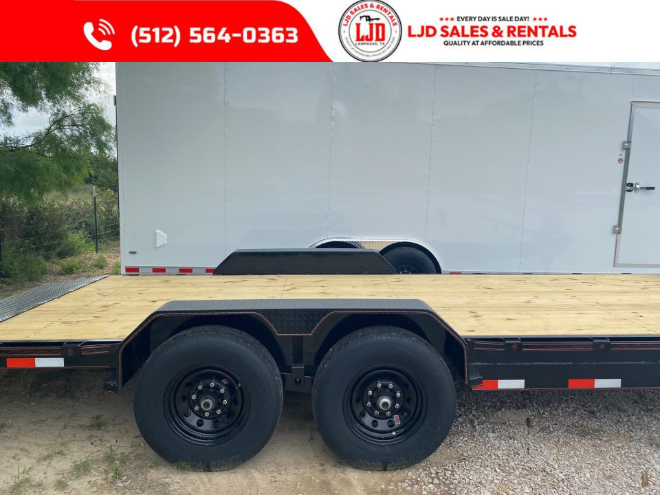 New 2026 Triple R - 83x20 - 14K GVWR Car/Equipment Trailer