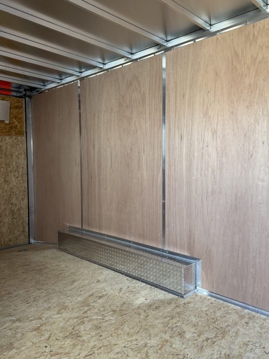 New 2027 Lightning 8.5 x 18 Enclosed All Aluminum Car Hauler with Ramp 7K GVW 6ft 6in Interior Height