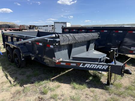 New 2026 Lamar 14' Dump Trailer