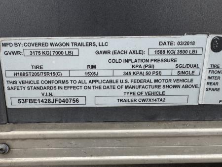 Used 2023 ATC 101x20 Raven Cargo / Enclosed Trailer