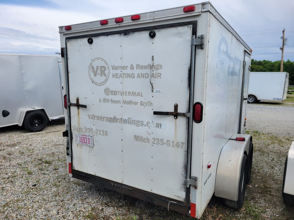 Used 2004 American Hauler 6x12 Enclosed V-nose trailer