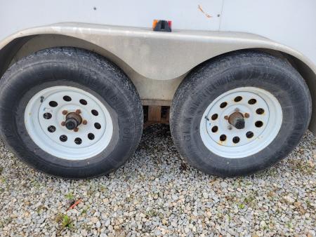 Used 2004 American Hauler 6x12 Enclosed V-nose trailer
