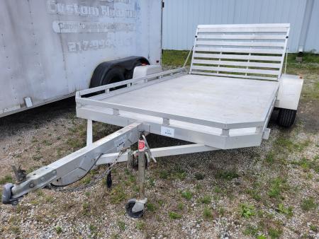 Used 2015 Aluma 77 x142  (6.5x12 - Model 7712H) Utility Trailer