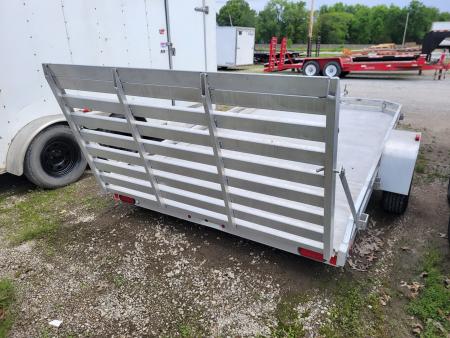 Used 2015 Aluma 77"x142" (6.5x12 - Model 7712H) Utility Trailer